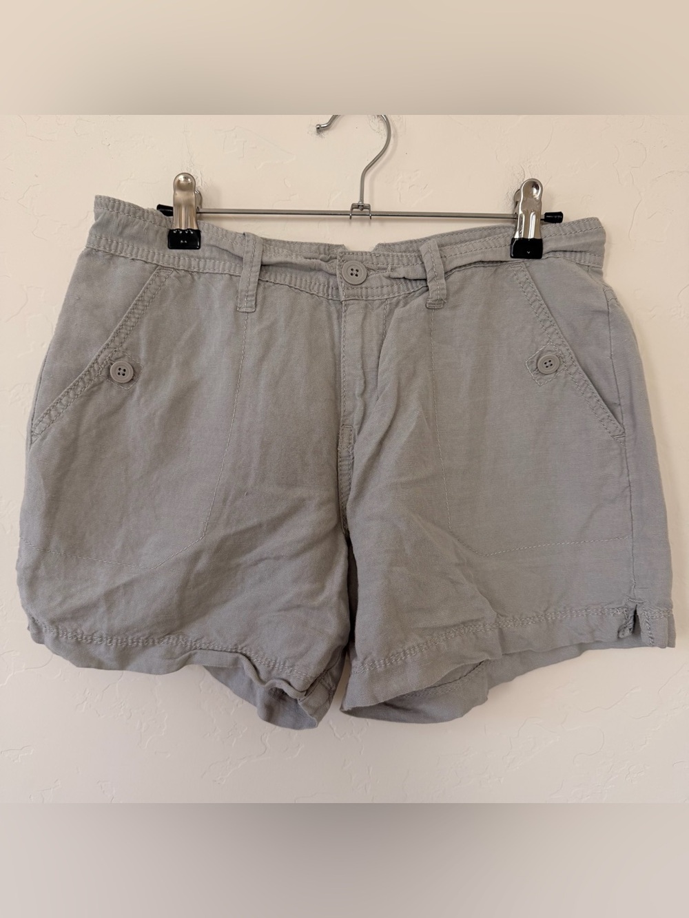 Calvin Klein Linen Blend Shorts Size 4